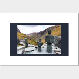 Honister Slate Mine Sculptures Posters and Art